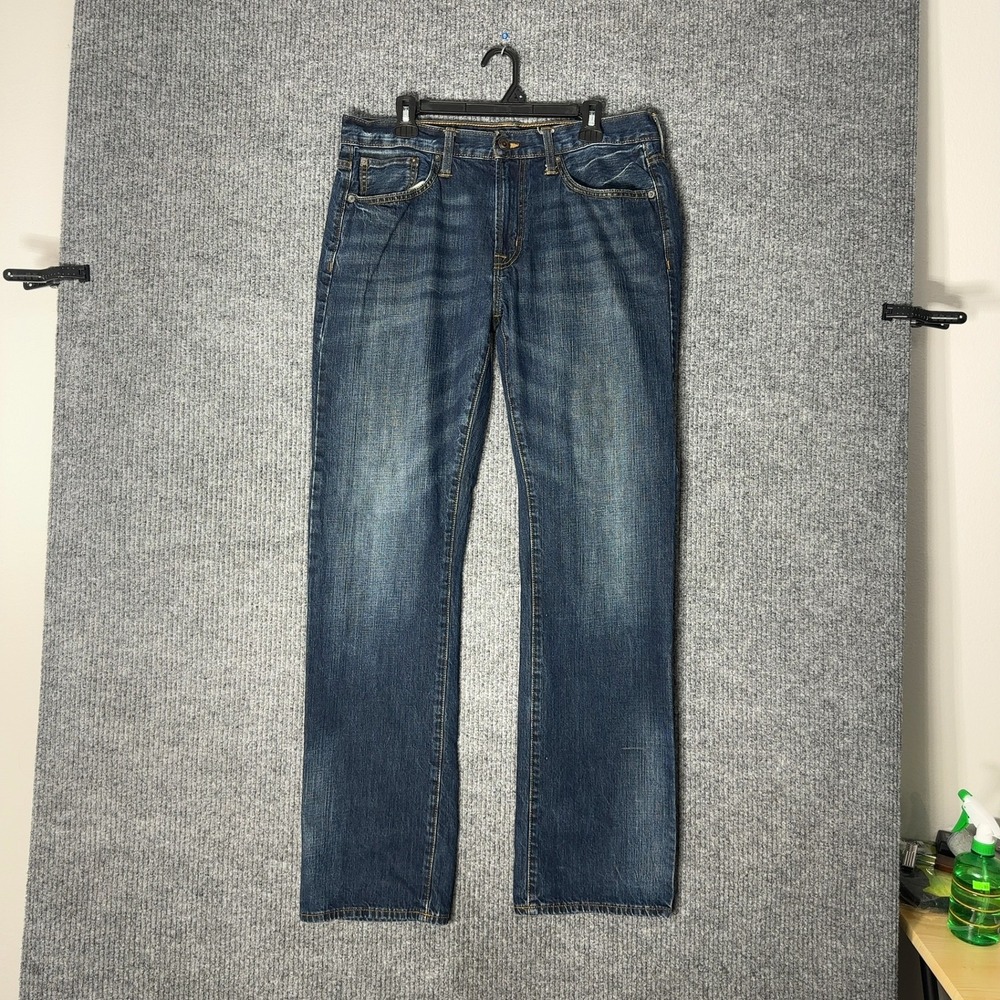 American Eagle Outfitters Jeans Mens 34x36 Blue Straight Leg Denim